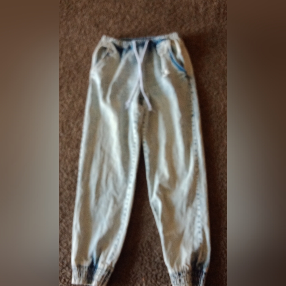 Jean joggers